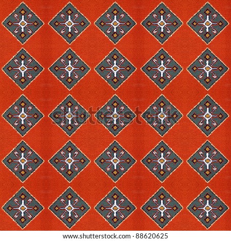 kaleidoscopic view of carpet pattern