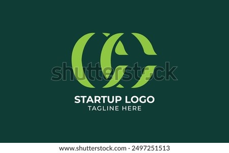 C Letter Logo Icon Brand Identity Sign Symbol Template, initial cc Logo Design Vector Template