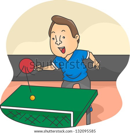 Table Tennis clip art Free Vector / 4Vector