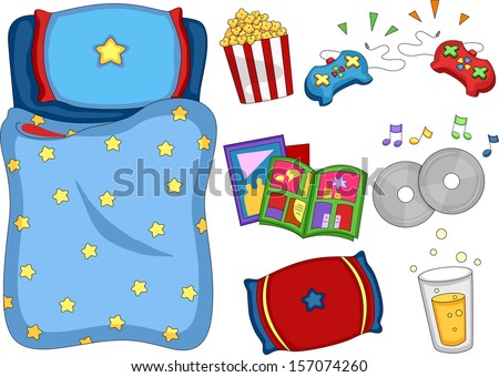 slumber party free vector download free vector art stock graphics