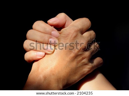 Hand Talk Series - Support (old and young hands)