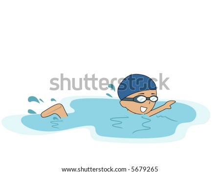 Swimmer - Vector - 5679265 : Shutterstock