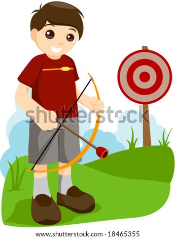 Archery (Kids) - Vector - 18465355 : Shutterstock