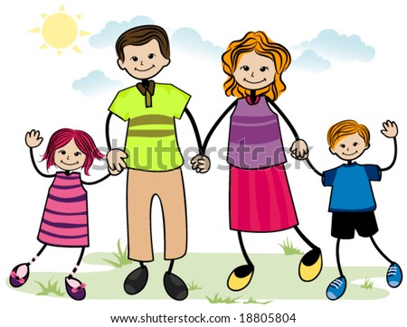 My Family - Vector - 18805804 : Shutterstock