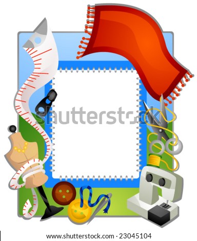 Sewing Frame - Vector - 23045104 : Shutterstock