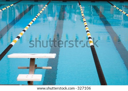 an olympic size swimming pool