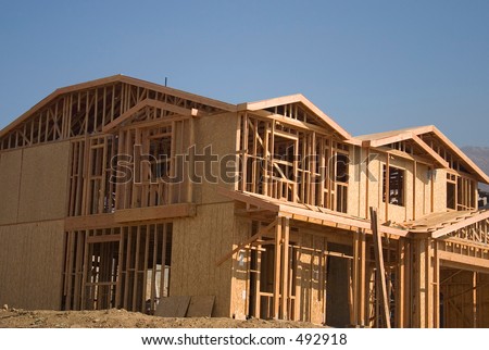 house and home under construction