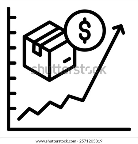 Hyperinflation Icon Element For Design