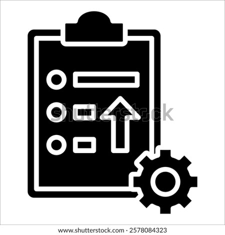 Priority Management Icon Element For Design