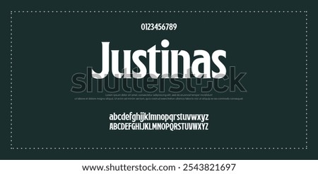 Creative font. Modern abstract digital tech font. Logo creative font, type, technology, movie, digital, music, movie. Fonts and illustration in vector format.