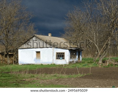 Similar – Image, Stock Photo a lonely house in the dunes