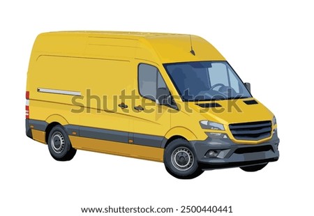 yellow van icon logo sign symbol art design vector template