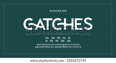 Modern Bold Font. Sans Serif Font. Regular Italic Uppercase Lowercase Typography urban style alphabet fonts for fashion, sport, technology, digital, movie, logo design, vector illustration