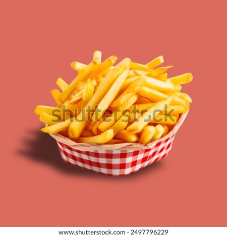 Similar – Image, Stock Photo golden yellow fries