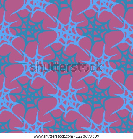 Abstract background multicolored cobweb grid seamless pattern.