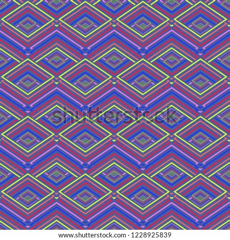 Magian abstract background multicolored cube geometric pattern seamless.