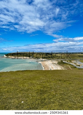 Image, Stock Photo Chalk cliffs on the island of Rügen.