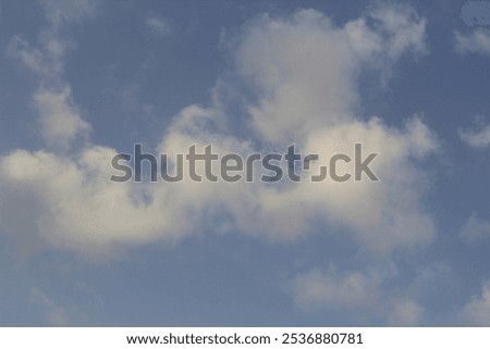 Similar – Image, Stock Photo Fair weather clouds above the treetops of a group of trees