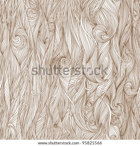 Abstract  hand-drawn pattern, waves background. Seamless pattern can be used for wallpaper, pattern fills, web page background, surface textures.