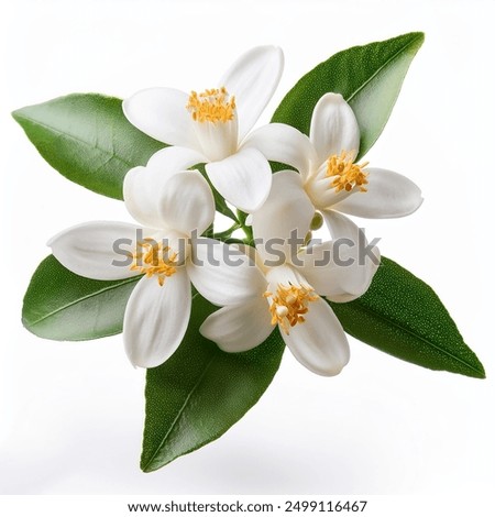 Similar – Image, Stock Photo orange petals cutout close up