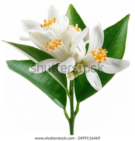 Similar – Image, Stock Photo orange petals cutout close up