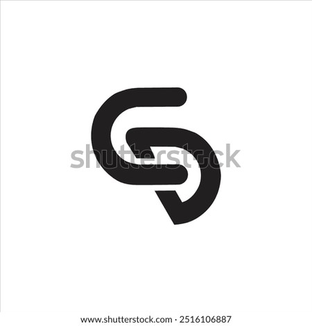 Cd or Dc letter initial logo, creative modern logo design idea