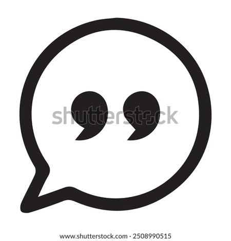 Bubble speech comunication vector icon. Eps 10