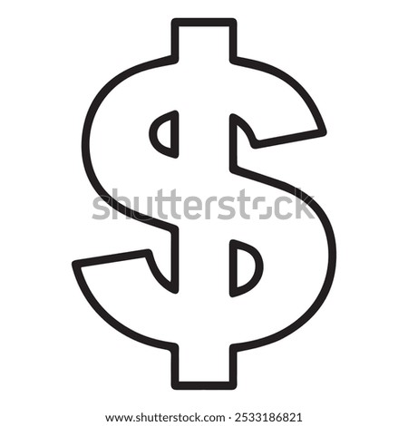 Business concept, saving money, finance, banking, dollor vector illustration. Dollor icon, logo. Eps 10