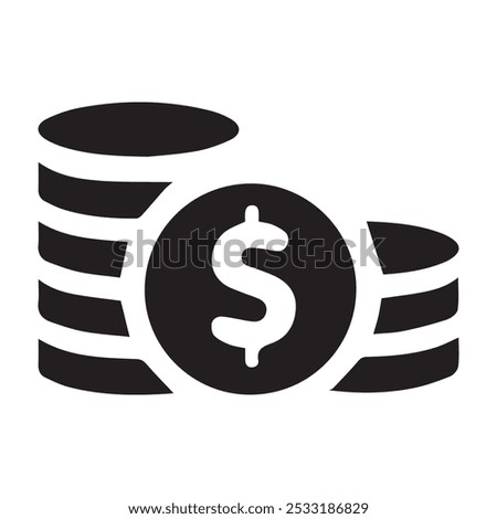 Business concept, saving money, finance, banking, dollor vector illustration. Dollor icon, logo. Eps 10