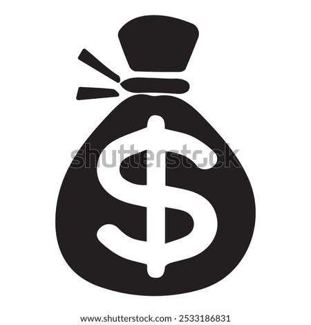 Business concept, saving money, finance, banking, dollor vector illustration. Dollor icon, logo. Eps 10