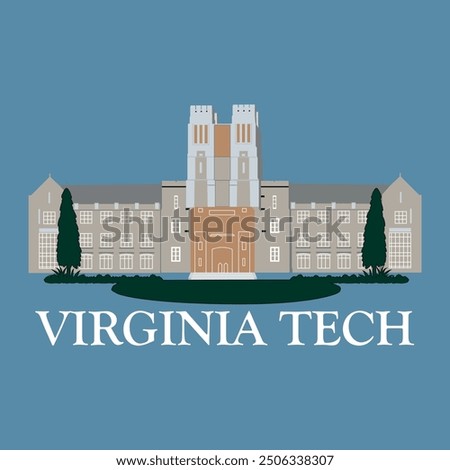 Virginia tech university, abstract creative concept illustration, virginia tech logo vector file illustration, alabama border, business cartography, communication connection and digital cyberspace