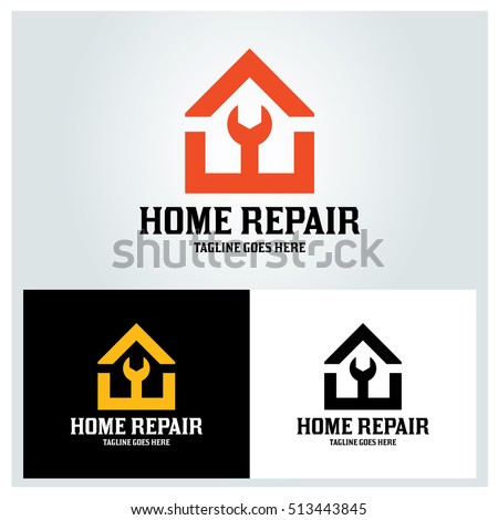 Home Repair logo design template  ,Vector illustration