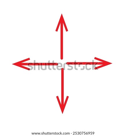 Compress arrow alt icon or sign and Compress arrow symbol vector eps 10