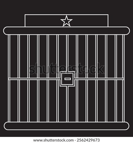 Prison icon design. vector illustration