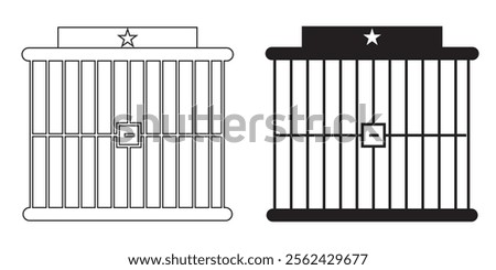 Prison icon design. vector illustration