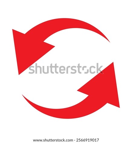 Refresh, Sync arrows vector icon. filled flat sign for mobile concept and web design. Loading Arrows glyph icon. Reload, Update symbol . 9