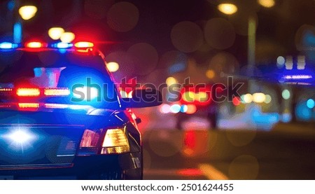 Similar – Image, Stock Photo Car accident on a highway