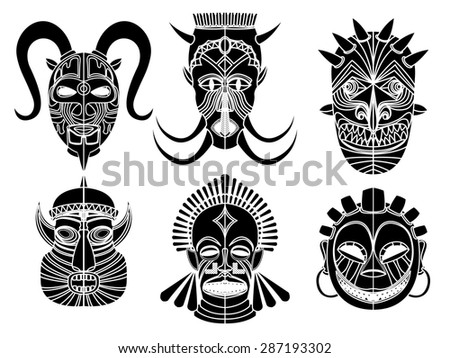 tribal mask download free vector art stock graphics images