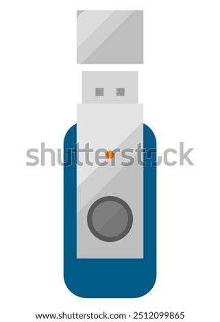 USB model flat design simple 