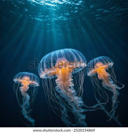 Similar – Image, Stock Photo jellyfish