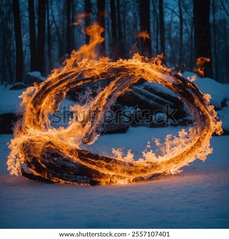 Similar – Image, Stock Photo frozen dance | ice age
