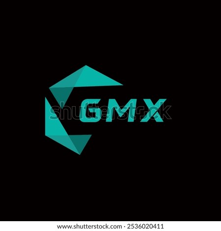 GMX creative minimalist letter logo. GMX unique vector initials alphabet letter logo design
