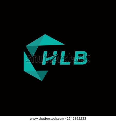 HLB creative minimalist letter logo. HLB unique vector initials alphabet letter logo design 
