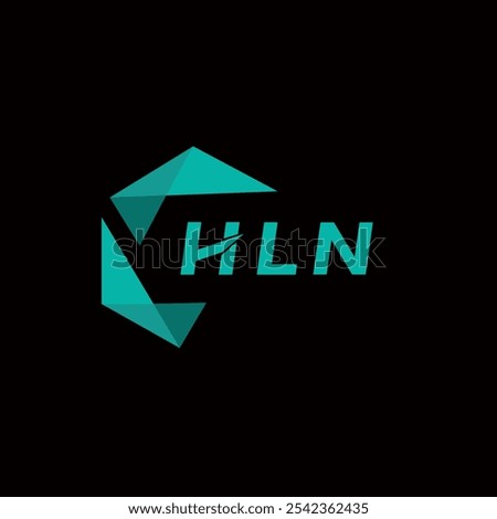 HLN creative minimalist letter logo. HLN unique vector initials alphabet letter logo design 
