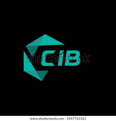 CIB creative minimalist letter logo. CIB unique vector initials alphabet letter logo design 
