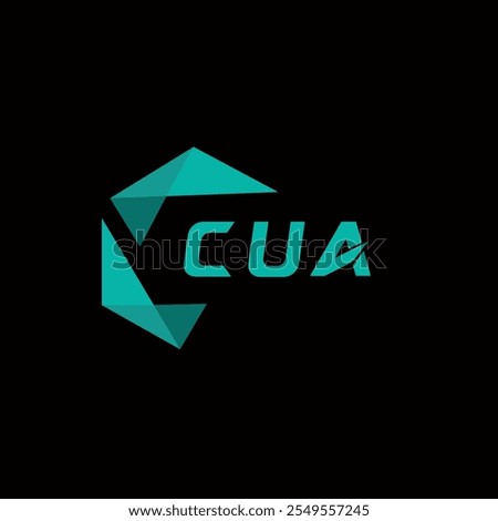 CUA creative minimalist letter logo. CUA unique vector initials alphabet letter logo design 
