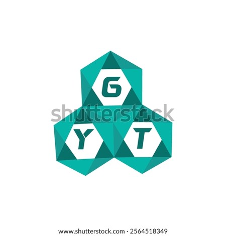 GYT creative minimalist letter logo. GYT unique vector initials alphabet letter logo design
