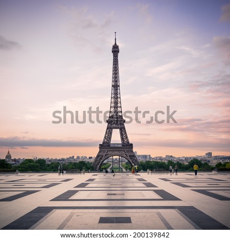 Vector Blue Paris Background Graphics | Download Free Vector Art | Free