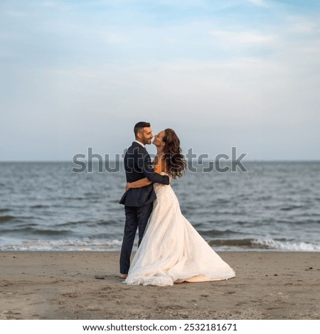 Similar – Foto Bild Hochzeitspaar im Regen