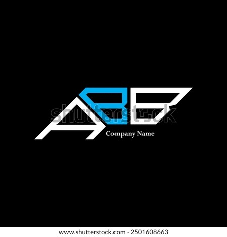 ABB logo design, ABB simple and modern logo. ABB luxurious alphabet design  